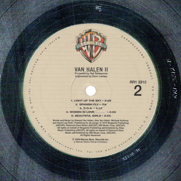 Van Halen II - secondary