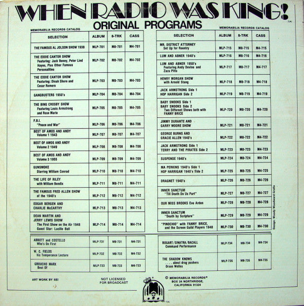 Groucho Marx, Chico Marx - When Radio Was King! (Groucho Marx)