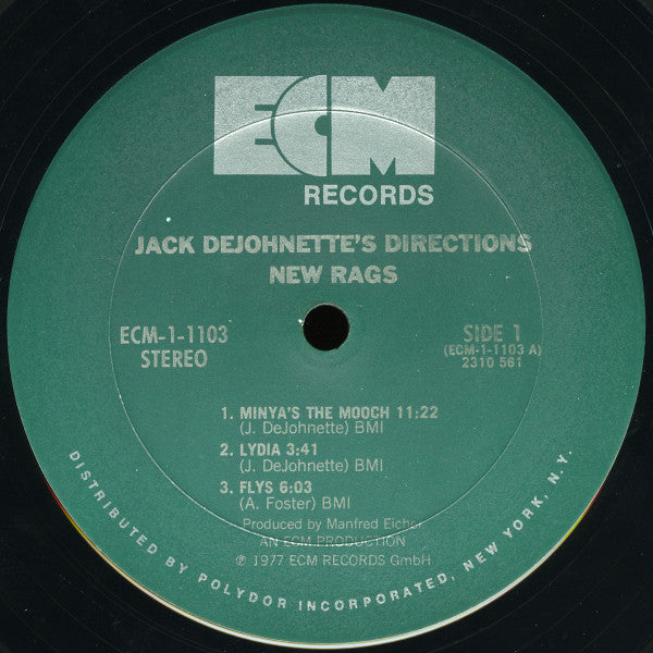 Jack DeJohnette's Directions - New Rags