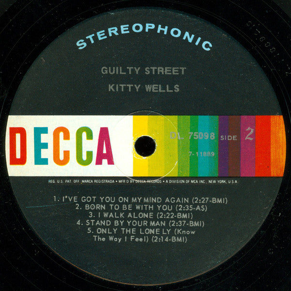 Kitty Wells - Guilty Street