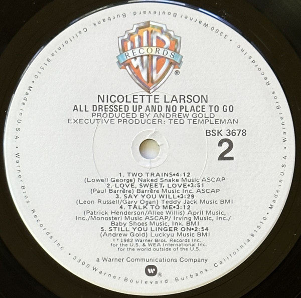 All Dressed Up & No Place To Go - secondary