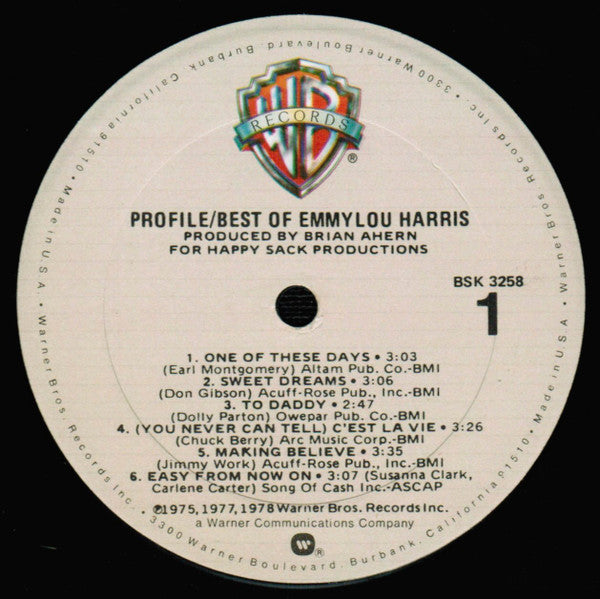 Profile / Best Of Emmylou Harris - secondary