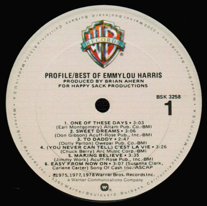 Profile / Best Of Emmylou Harris - secondary