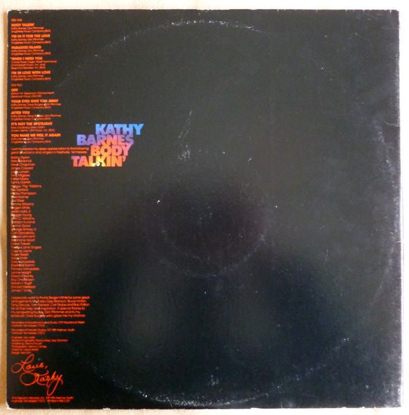 Kathy Barnes - Body Talkin'