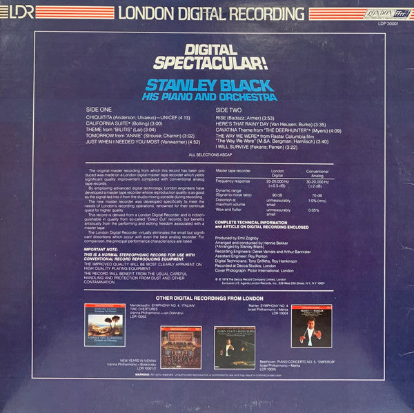 Stanley Black & His Orchestra - Digital Spectacular