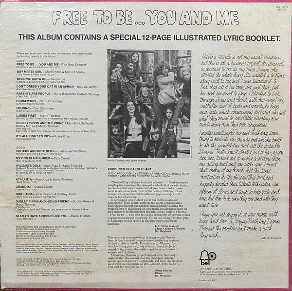 Free To Be... You And Me - secondary