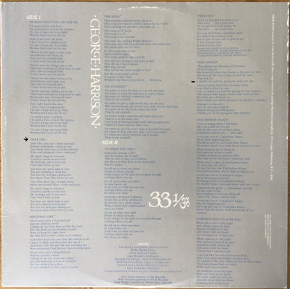 George Harrison - Thirty Three & 1/ૐ