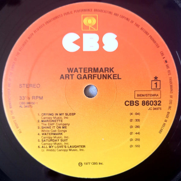 Art Garfunkel - Watermark