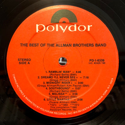 The Best Of The Allman Brothers Band - secondary