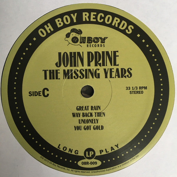 The Missing Years - secondary