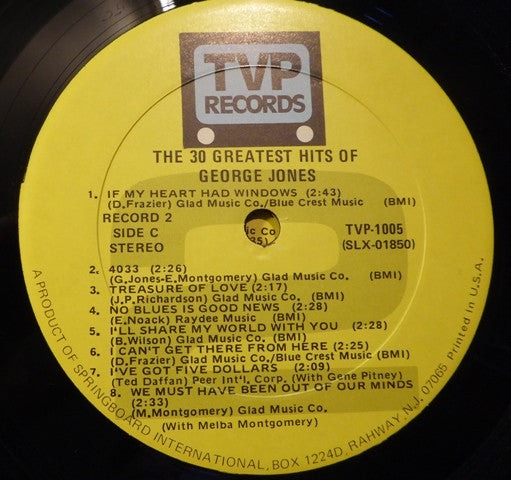 30 Greatest Hits On 2 Records - secondary