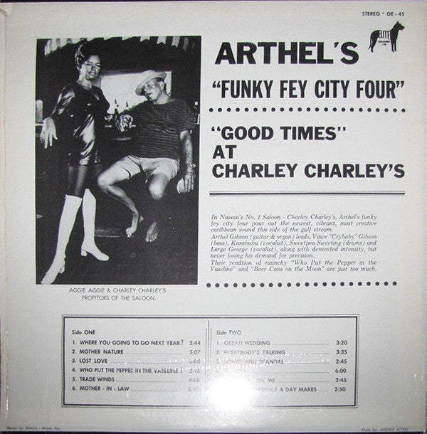 Arthel's Funky Fey City Four - "Good Times" At Charley Charley's