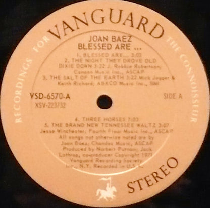 Joan Baez - Blessed Are...