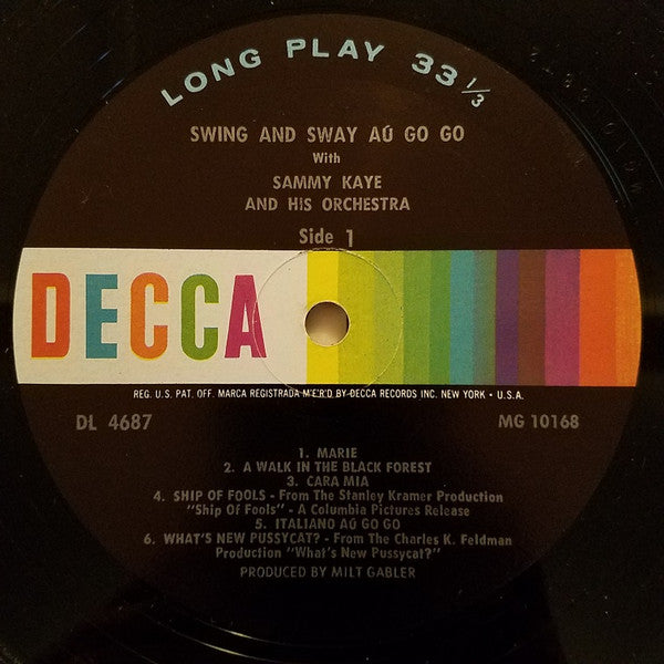 Sammy Kaye And His Orchestra - Swing And Sway Au Go Go