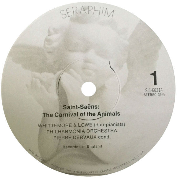 Whittemore & Lowe, Camille Saint-Saëns, Francis Poulenc, Philharmonia Orchestra, Pierre Dervaux (2) - The Carnival Of The Animals / Concerto For Two Pianos And Orchestra