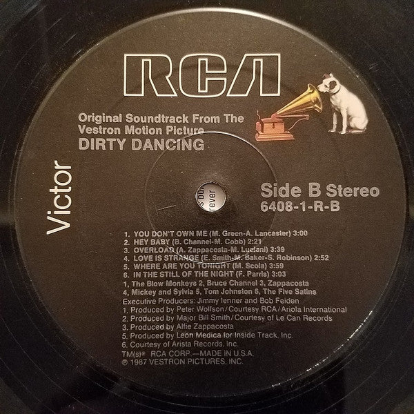 Dirty Dancing (Original Soundtrack From The Vestron Motion Picture)  - secondary