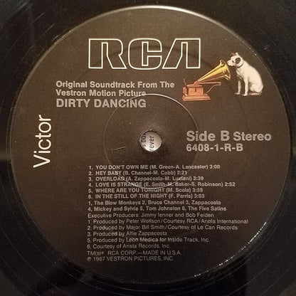 Dirty Dancing (Original Soundtrack From The Vestron Motion Picture)  - secondary