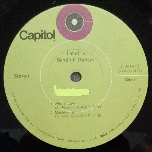 Jimi Hendrix - Band Of Gypsys