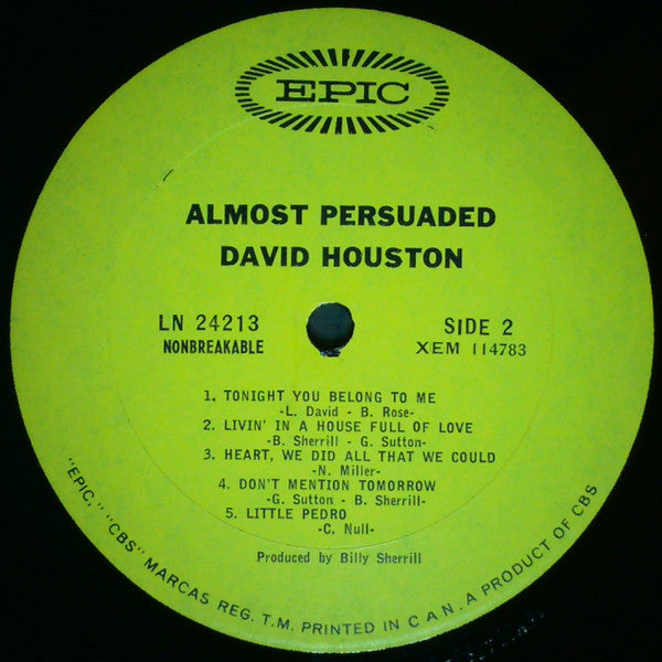 David Houston - Almost Persuaded