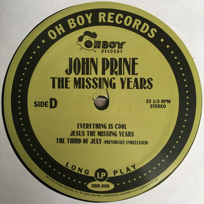 The Missing Years - secondary