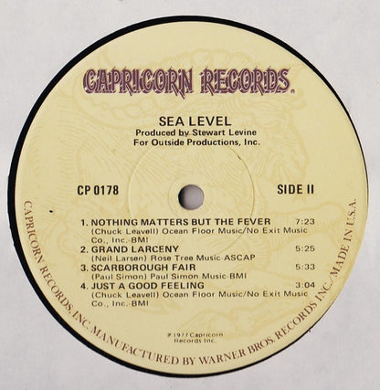 Sea Level - secondary