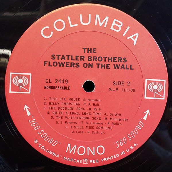 The Statler Brothers - Flowers On The Wall
