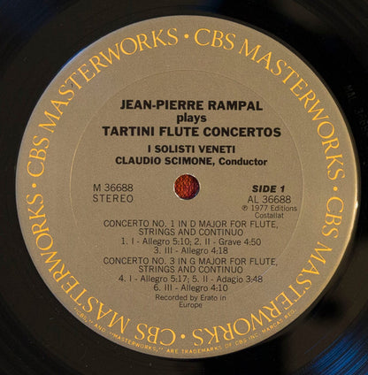 Jean-Pierre Rampal - Tartini Flute Concertos