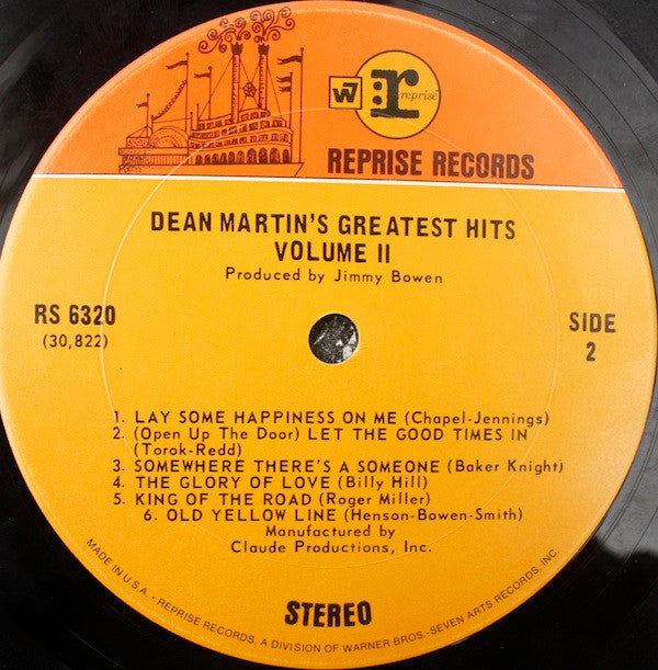 Dean Martin - Dean Martin's Greatest Hits! Volume 2