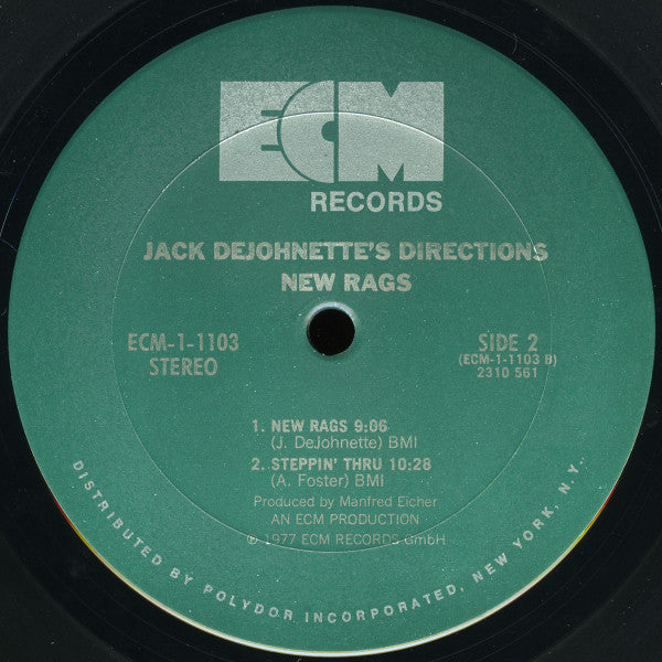 Jack DeJohnette's Directions - New Rags