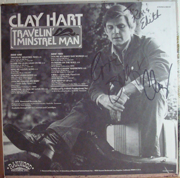 Clay Hart - Travelin' Minstrel Man