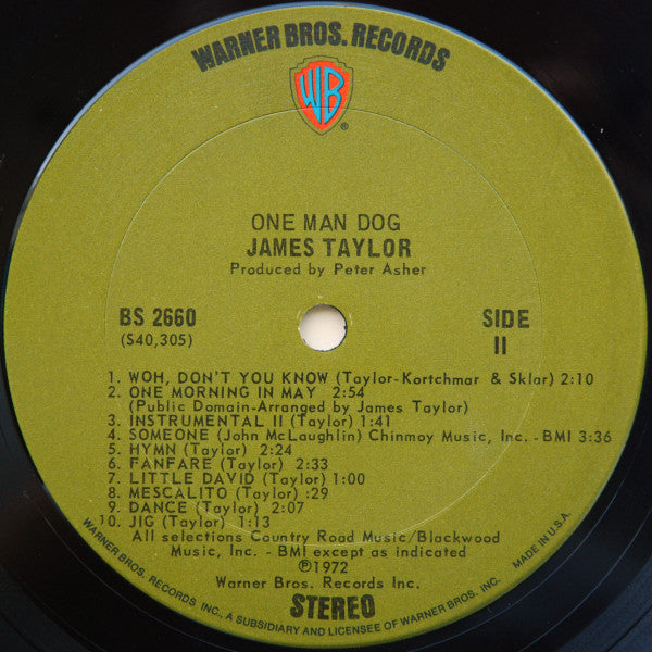 One Man Dog - secondary