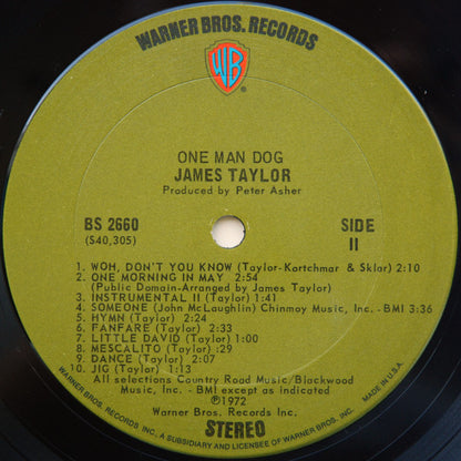 One Man Dog - secondary