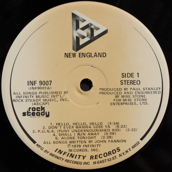 New England - secondary