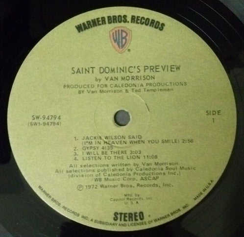 Van Morrison - Saint Dominic's Preview