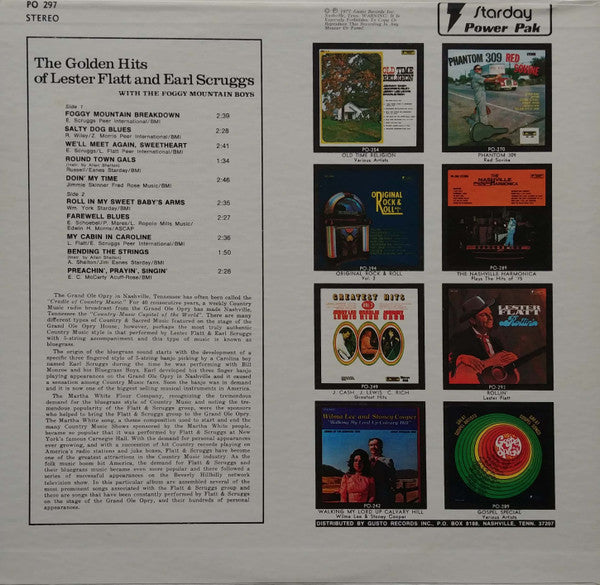 The Golden Hits Of Lester Flatt And Earl Scruggs - secondary