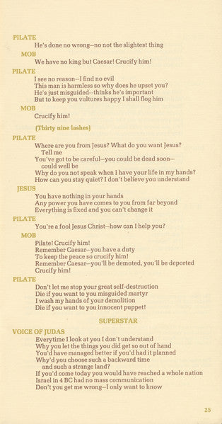 Jesus Christ Superstar - secondary