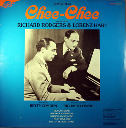 Betty Comden, George & Ira Gershwin, Rodgers & Hart - Songs From Treasure Girl & Chee Chee