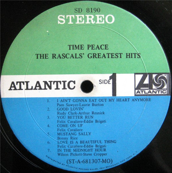 Time Peace: The Rascals' Greatest Hits - secondary