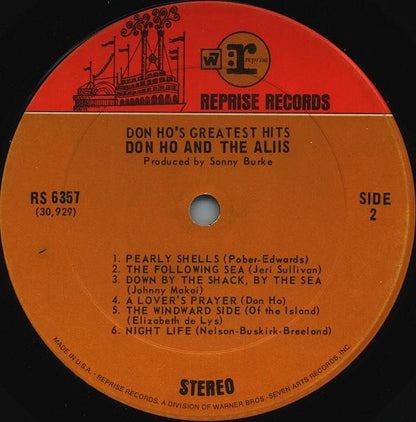 Don Ho, The Aliis - Don Ho's Greatest Hits