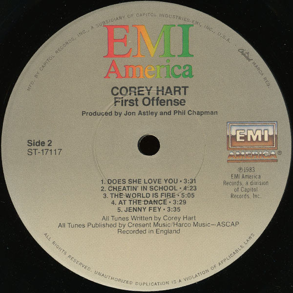 Corey Hart - First Offense