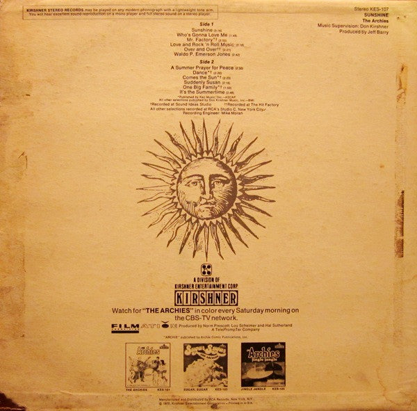 Sunshine - secondary
