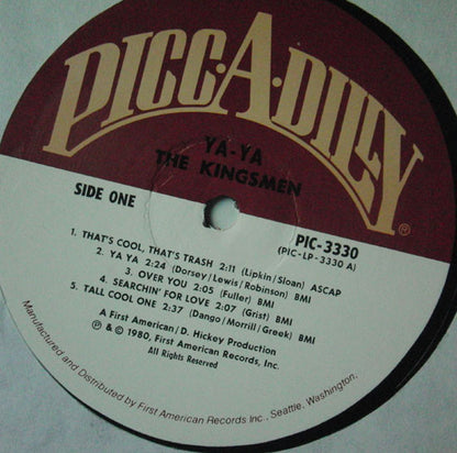 The Kingsmen - Ya Ya