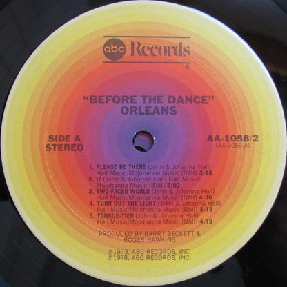 Orleans - Before The Dance