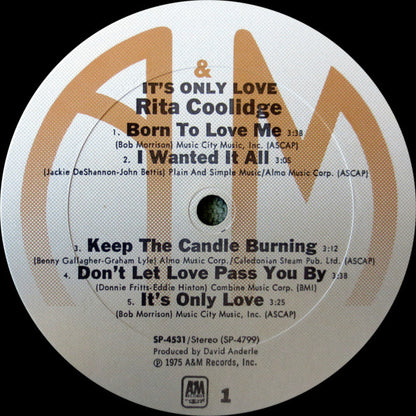 It's Only Love - secondary