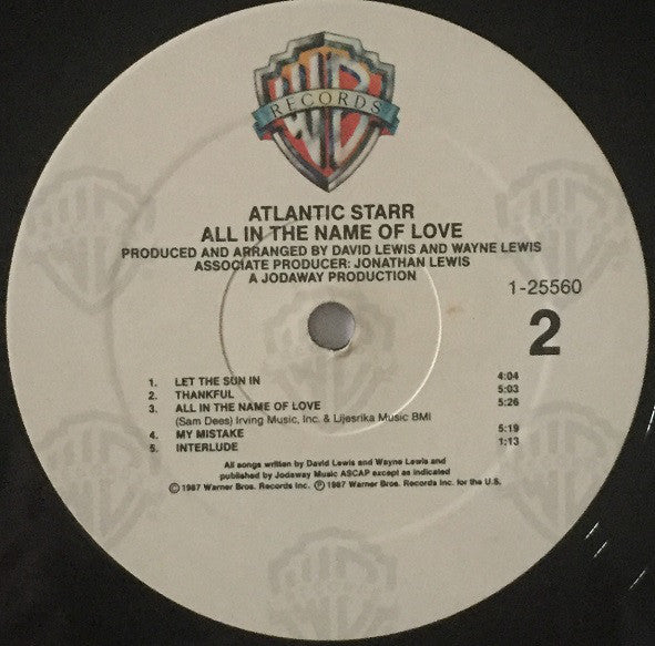All In The Name Of Love - secondary