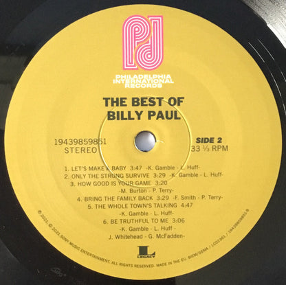 The Best Of Billy Paul - secondary