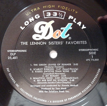 The Lennon Sisters - The Lennon Sisters' Favorites