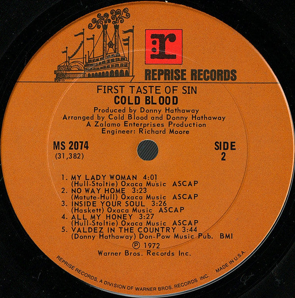 Cold Blood - First Taste Of Sin
