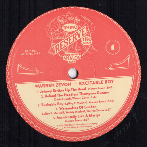 Excitable Boy - secondary