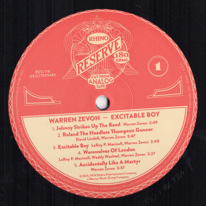 Excitable Boy - secondary